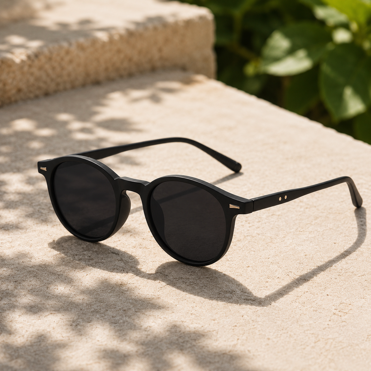 RetroVista Polarised Round Sunglasses with UV400 Eye Protection