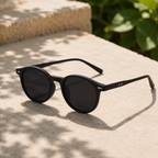 VintageVista Polarised Round Sunglasses with UV400 Protection