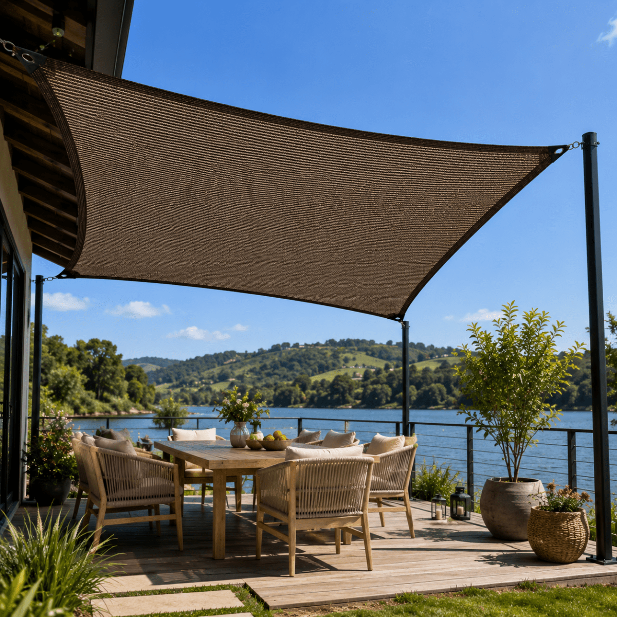 SunWeave UV Shade Net for Garden Patio Balcony and Greenhouse