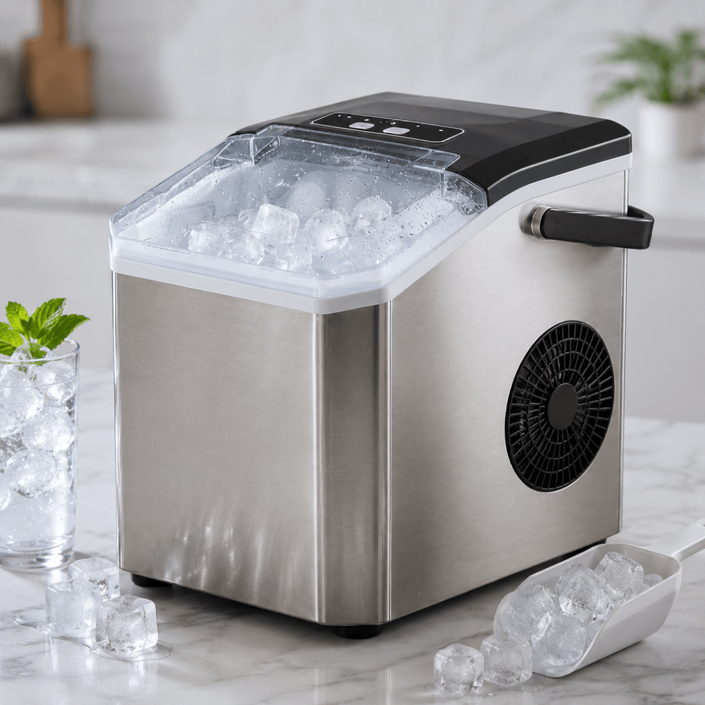 IceNova Compact Ice Maker | Countertop Electric Ice Cube Machine