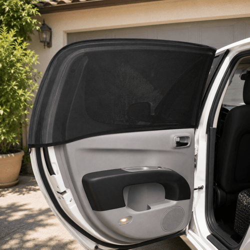 BreezeGuard Car Window Mesh Covers Set for Cars SUVs and Camping