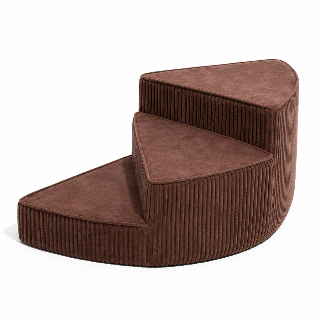 Elevated Pet Access Stairs with Non-Slip Foam Design | Space-Saving Solution for Pet Mobility