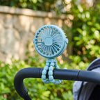 Bendable Tripod Portable Fan with USB Charging – 360° Rotation & Child-Safe Design