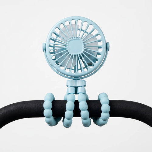 Bendable Tripod Portable Fan with USB Charging – 360° Rotation & Child-Safe Design