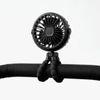 Bendable Tripod Portable Fan with USB Charging – 360° Rotation & Child-Safe Design
