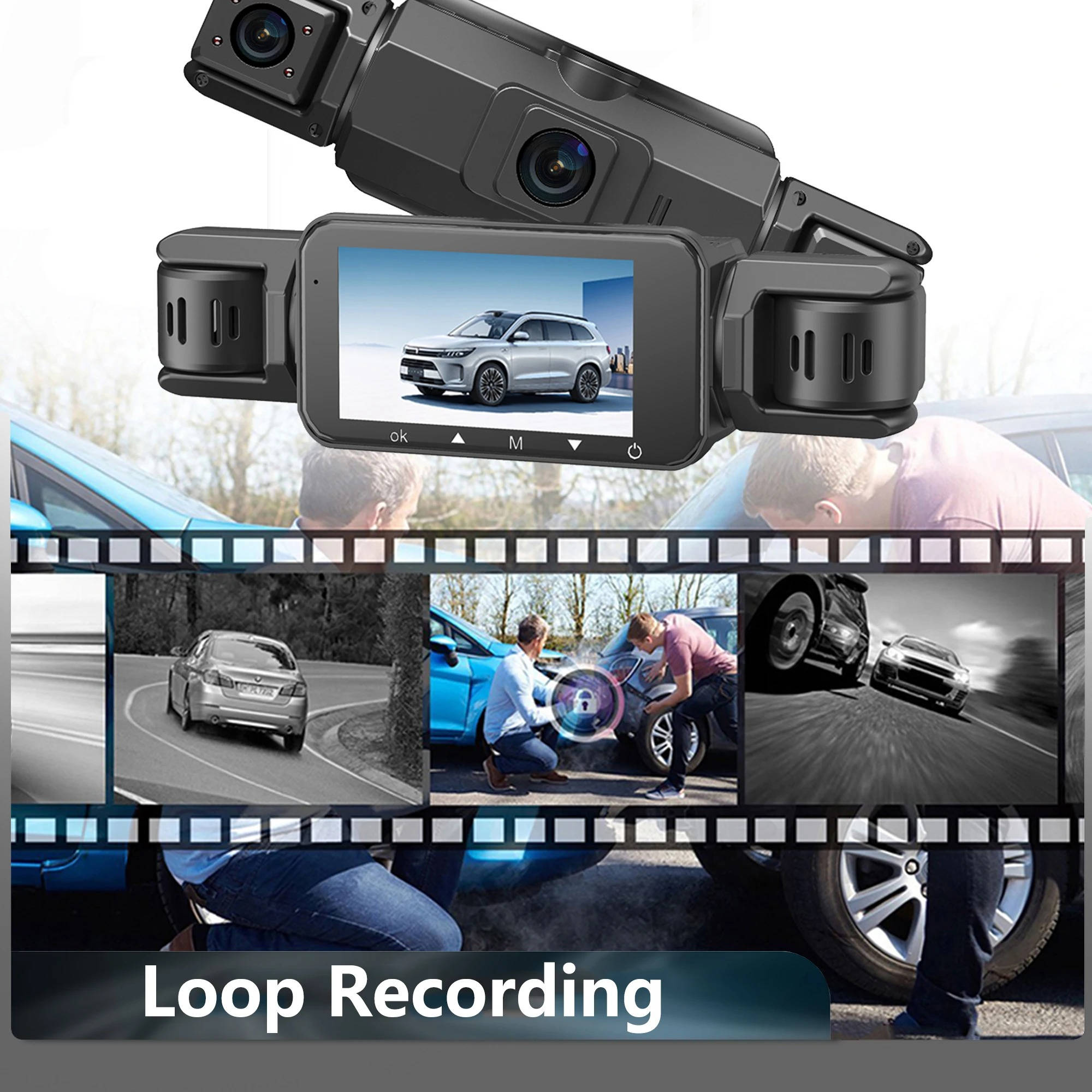 Four-Camera Wireless Vehicle Monitoring System with Night Vision