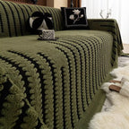 Quilted Microfiber Sofa Protector with Non-Slip Backing