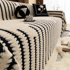 Quilted Microfiber Sofa Protector with Non-Slip Backing