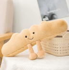 CroffyHug Croissant Plush Toy Soft Stuffed Comfort Companion for Kids