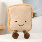 CroffyHug Croissant Plush Toy Soft Stuffed Comfort Companion for Kids