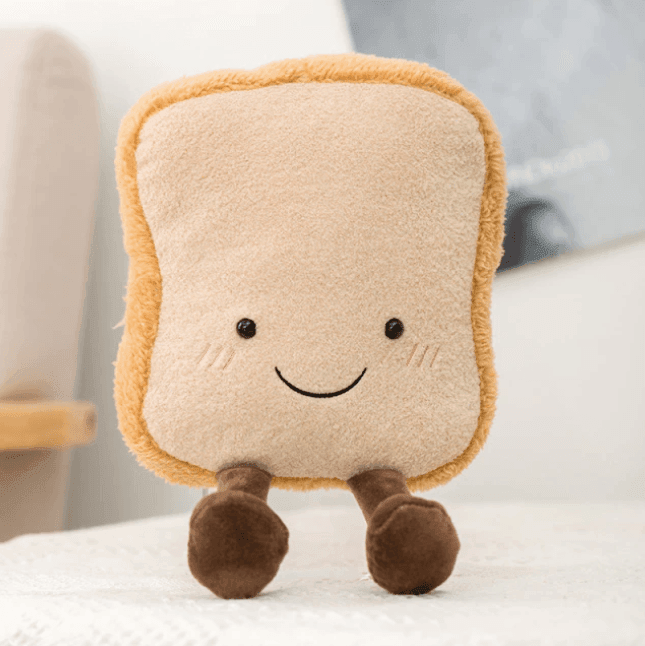 CroffyHug Croissant Plush Toy Soft Stuffed Comfort Companion for Kids