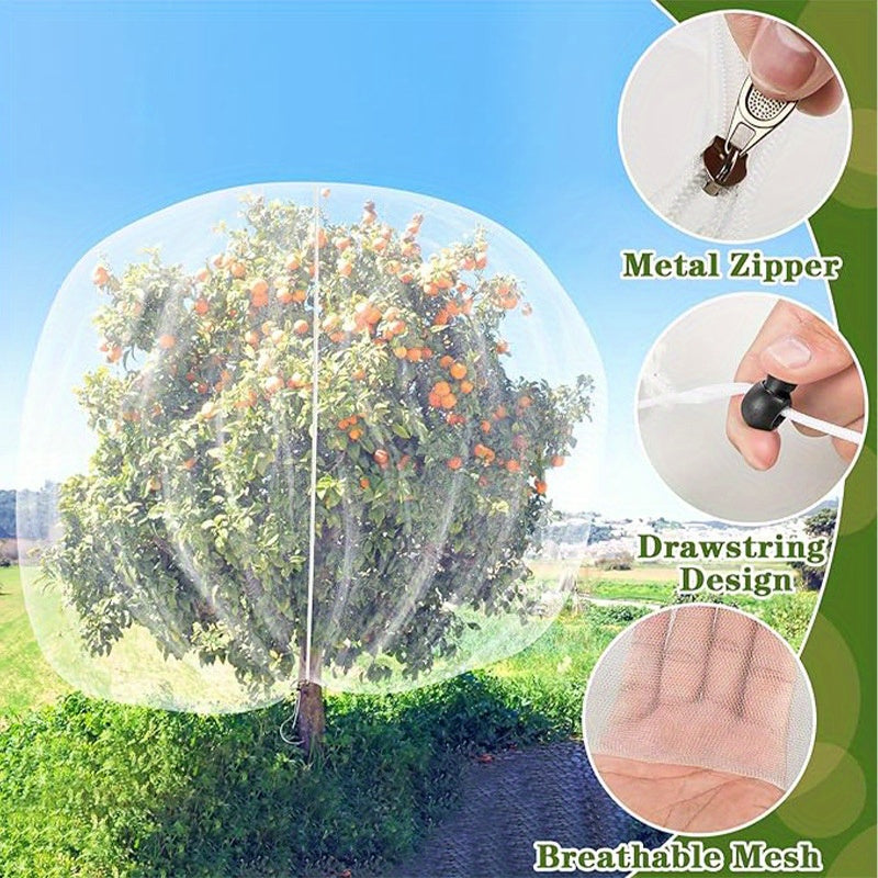 Breathable Mesh Fruit Protection Bags with Adjustable Drawstring Closure