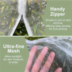 Breathable Mesh Fruit Protection Bags with Adjustable Drawstring Closure