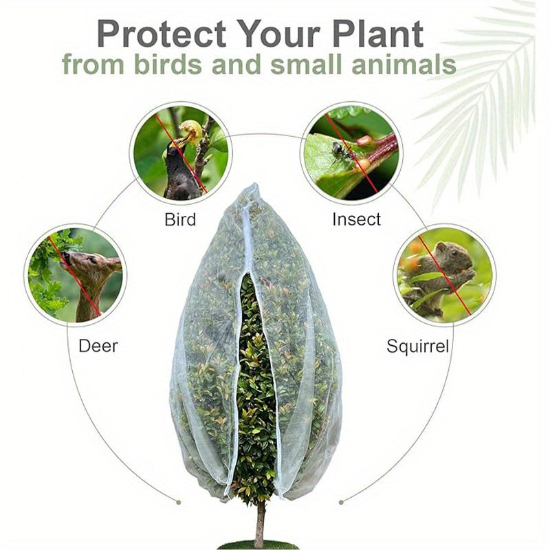 Breathable Mesh Fruit Protection Bags with Adjustable Drawstring Closure