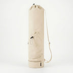 Crossbody Cylindrical Fitness Mat Carrier with Hydration Pocket