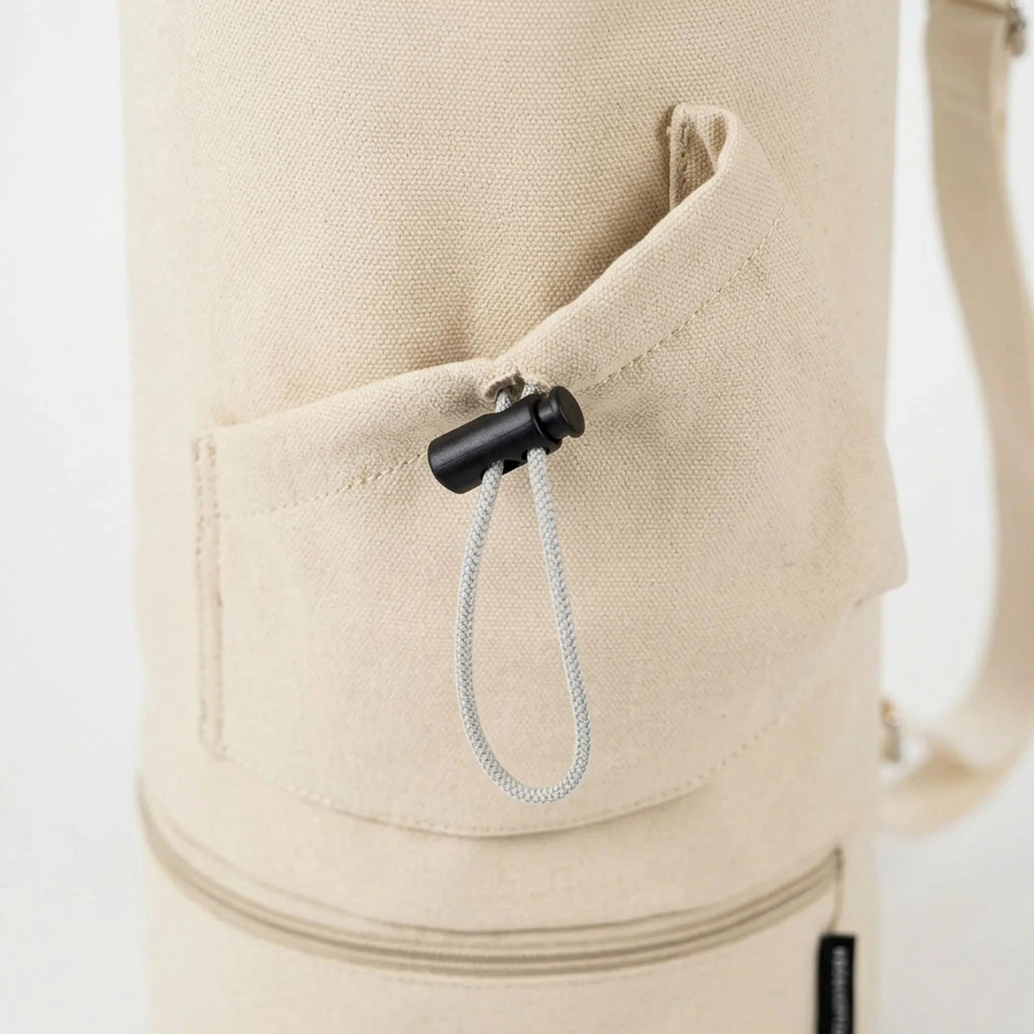 Crossbody Cylindrical Fitness Mat Carrier with Hydration Pocket