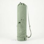 Crossbody Cylindrical Fitness Mat Carrier with Hydration Pocket