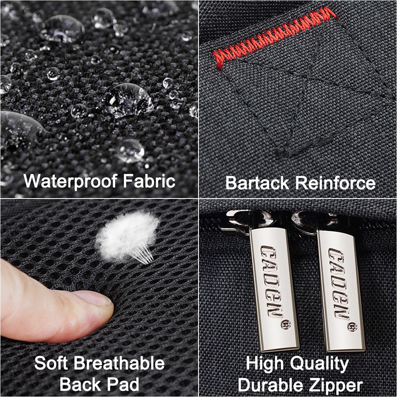 SnapGuard Waterproof Camera Backpack with Quick Access and Laptop Sleeve