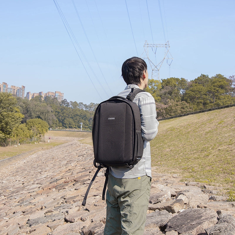 SnapGuard Waterproof Camera Backpack with Quick Access and Laptop Sleeve