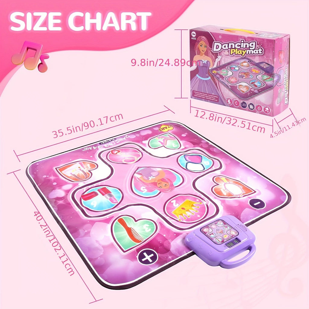 RhythmHop Interactive Dance Mat for Kids with Music and Score Game