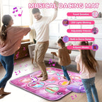 RhythmHop Interactive Dance Mat for Kids with Music and Score Game