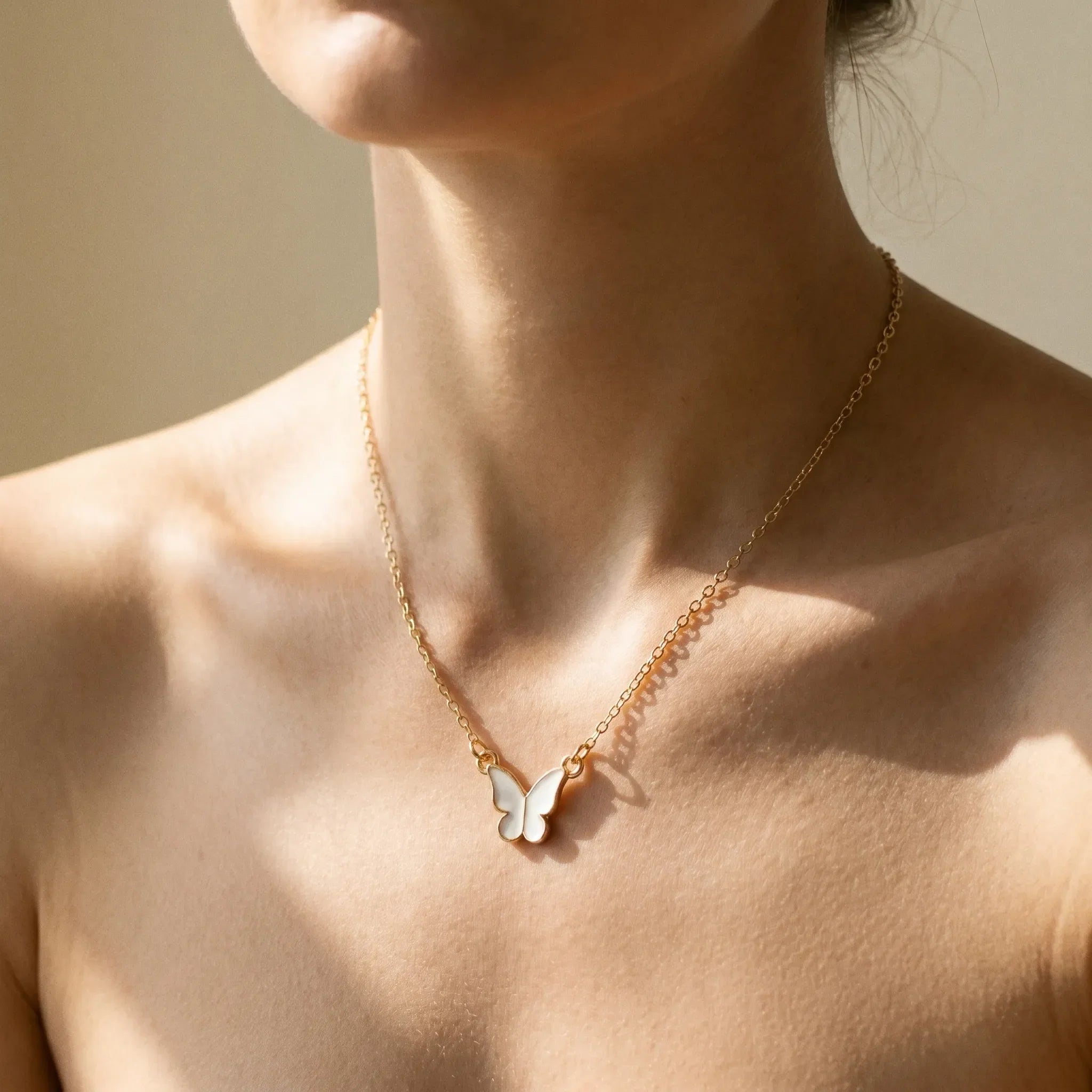 ButterLuxe Butterfly Jewelry Set with Necklace, Bracelet, Ring and Earrings