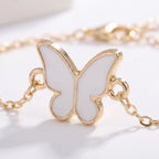 ButterLuxe Butterfly Jewelry Set with Necklace, Bracelet, Ring and Earrings