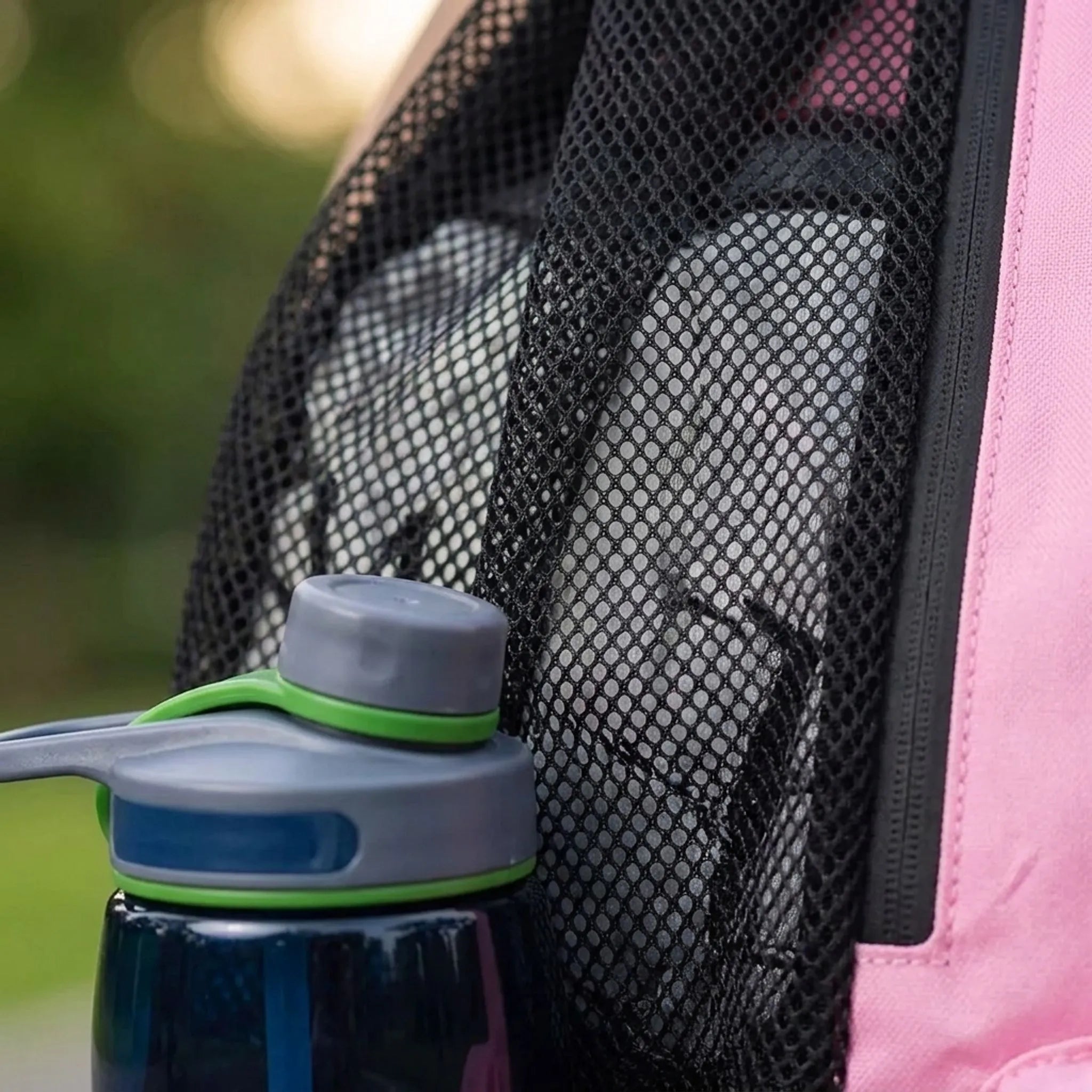 Ventilated Drawstring Sports Backpack with Wet Gear Compartment