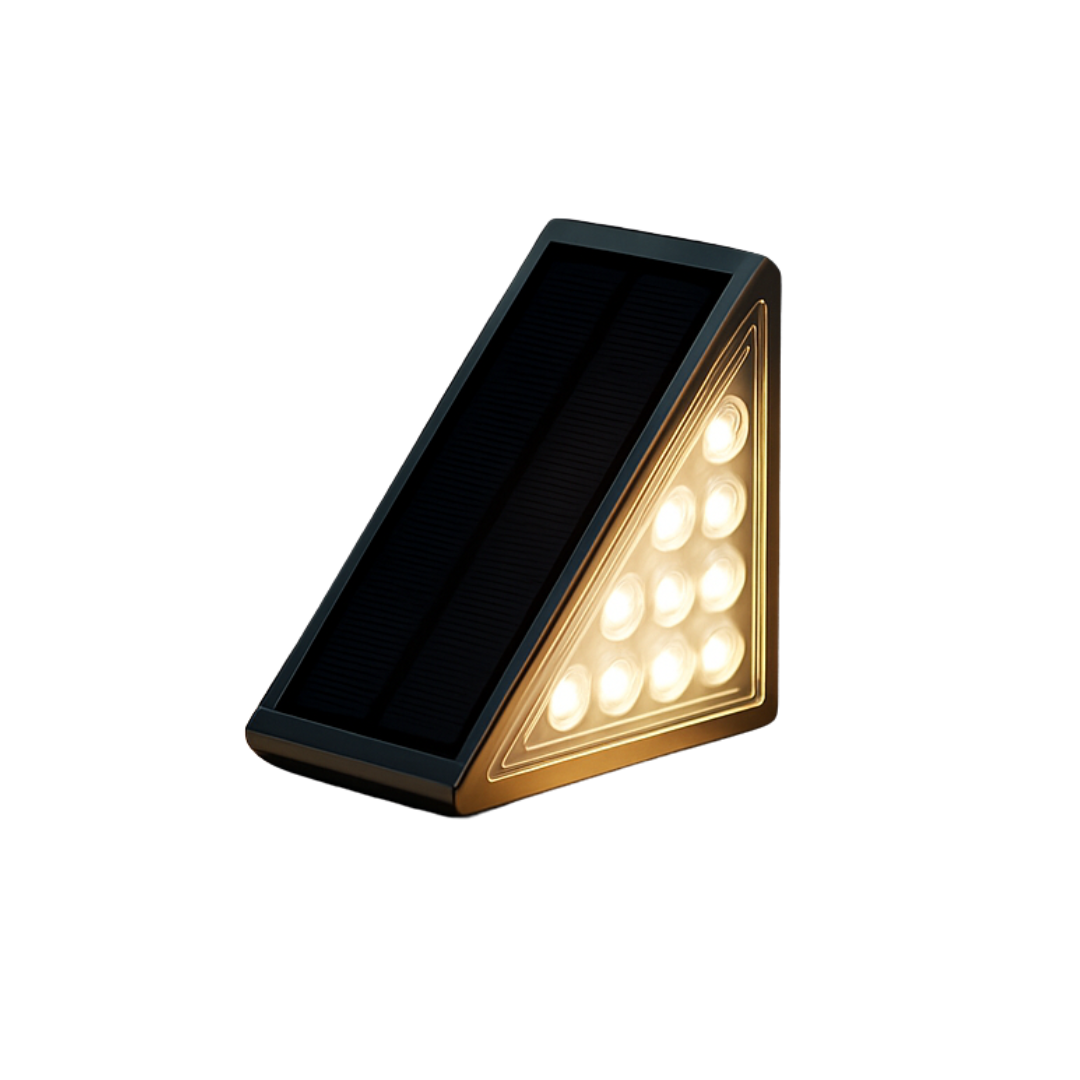 PathGlow Solar LED Step Lights for Outdoor Stairs and Pathways