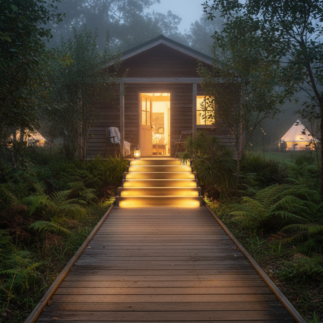 PathGlow Solar LED Step Lights for Outdoor Stairs and Pathways