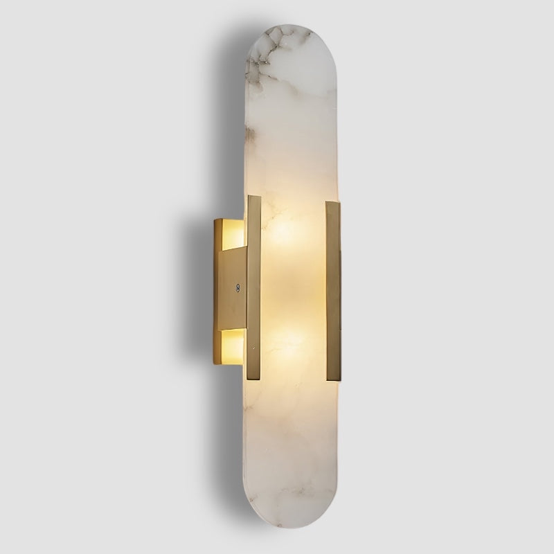 StoneAura LED Marble Wall Sconce for Hallway Bedroom and Living Room