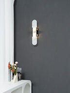 StoneAura LED Marble Wall Sconce for Hallway Bedroom and Living Room