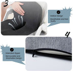 ErgoNest Memory Foam Seat Cushion with Washable Cover for Office Car