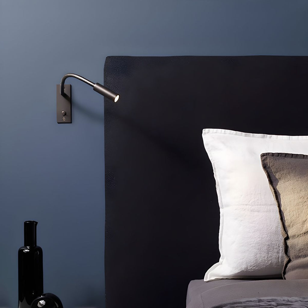 FlexBeam LED Gooseneck Wall Reading Light for Bedroom and Study