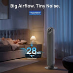 AirFlow Pro Bladeless Tower Fan with 8 Speed Settings and 90 Degree Oscillation