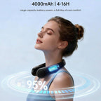 CoolNeck Wearable Air Circulation Fan - Hands Free, 5 Speed Settings