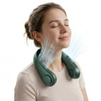 CoolNeck Wearable Air Circulation Fan - Hands Free, 5 Speed Settings