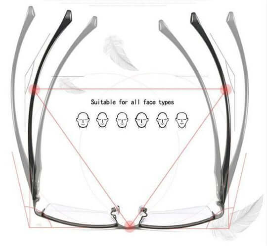 ClearVista Adaptive Reading Glasses with Anti-Glare Lenses