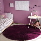 Nuvello Tapis Rond Moelleux Antidérapant