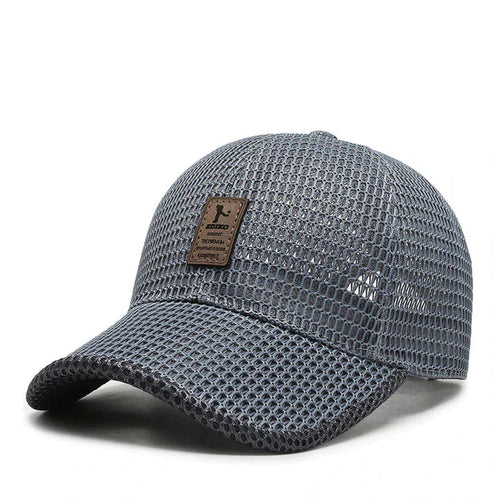 AirVent Breathable Mesh Cap with Adjustable Strap for Summer