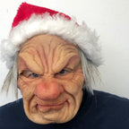 Realistic Old Man Latex Costume Mask for Adults