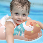 SunnyFloat Baby Swim Ring with Removable Sunshade