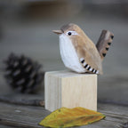 NordPerch Wooden Bird Figurines Scandinavian Home Decor Set