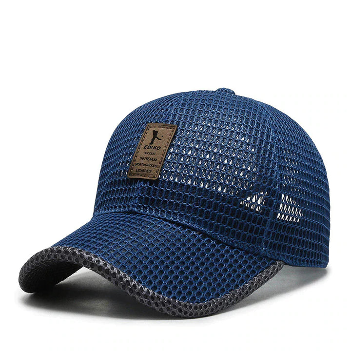 AirVent Breathable Mesh Cap with Adjustable Strap for Summer