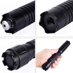 PowerBeam Tactical Flashlight | Rechargeable Blue Laser with 5000m Range | Aluminum Outdoor Light