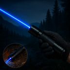 PowerBeam Tactical Flashlight | Rechargeable Blue Laser with 5000m Range | Aluminum Outdoor Light