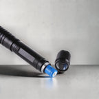 PowerBeam Tactical Flashlight | Rechargeable Blue Laser with 5000m Range | Aluminum Outdoor Light