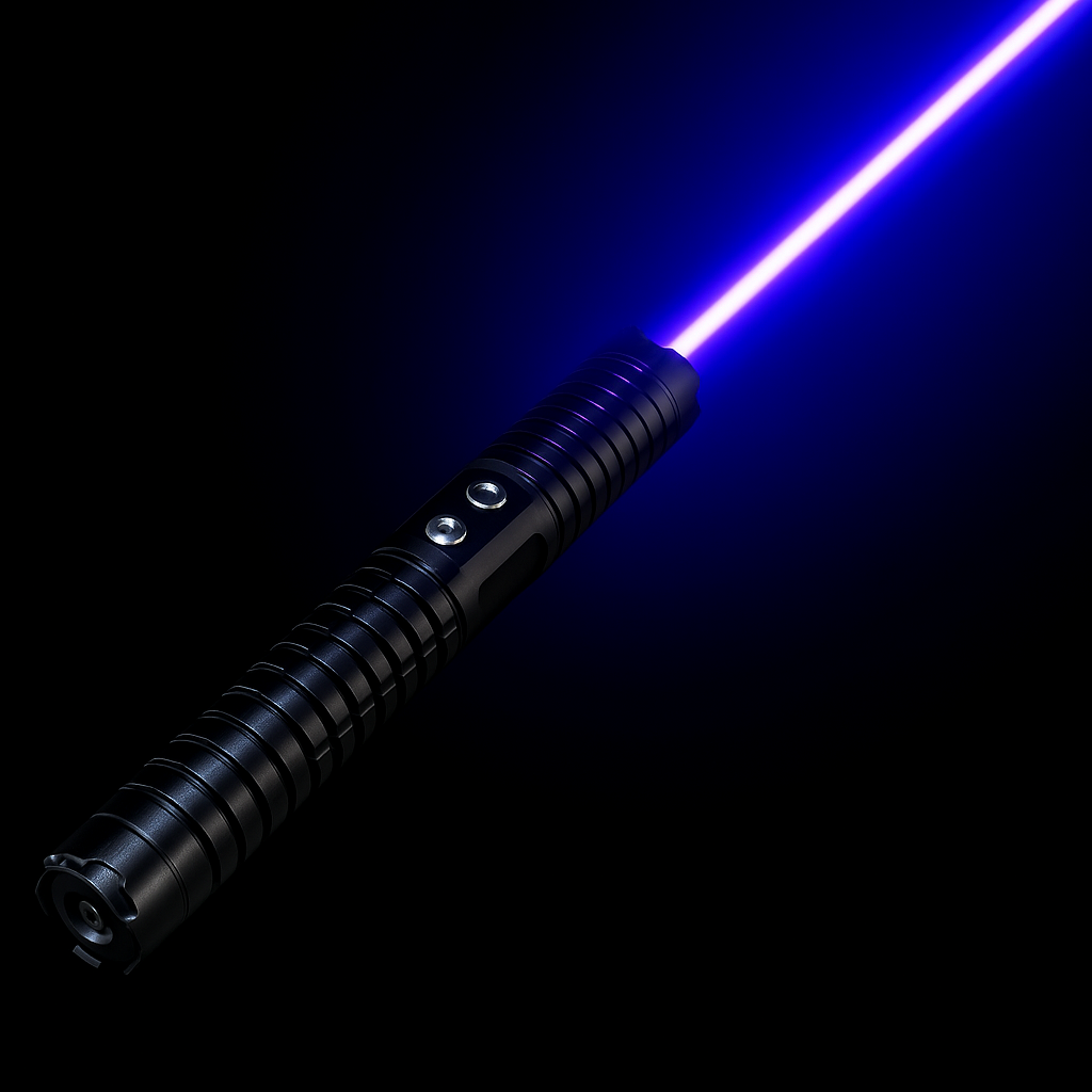 PowerBeam Tactical Flashlight | Rechargeable Blue Laser with 5000m Range | Aluminum Outdoor Light