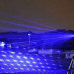 PowerBeam Tactical Flashlight | Rechargeable Blue Laser with 5000m Range | Aluminum Outdoor Light