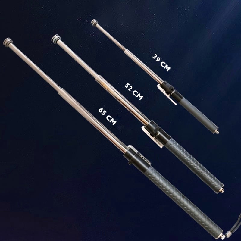 Spring-Deploy Compact Support Stick for Hiking and Urban Use